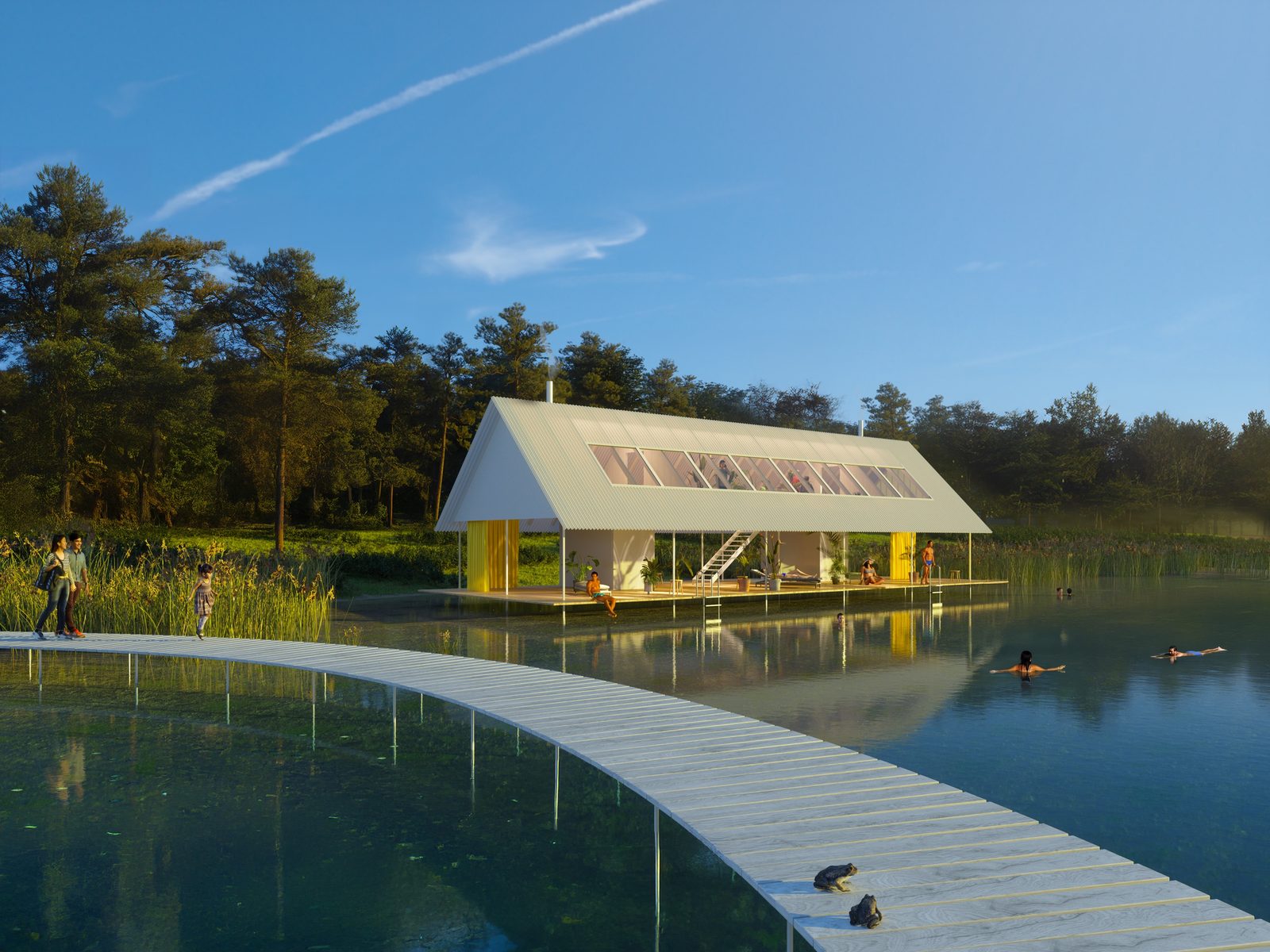 Das Badehaus · Architekturvision für MAGIC Wonderland am Seehof