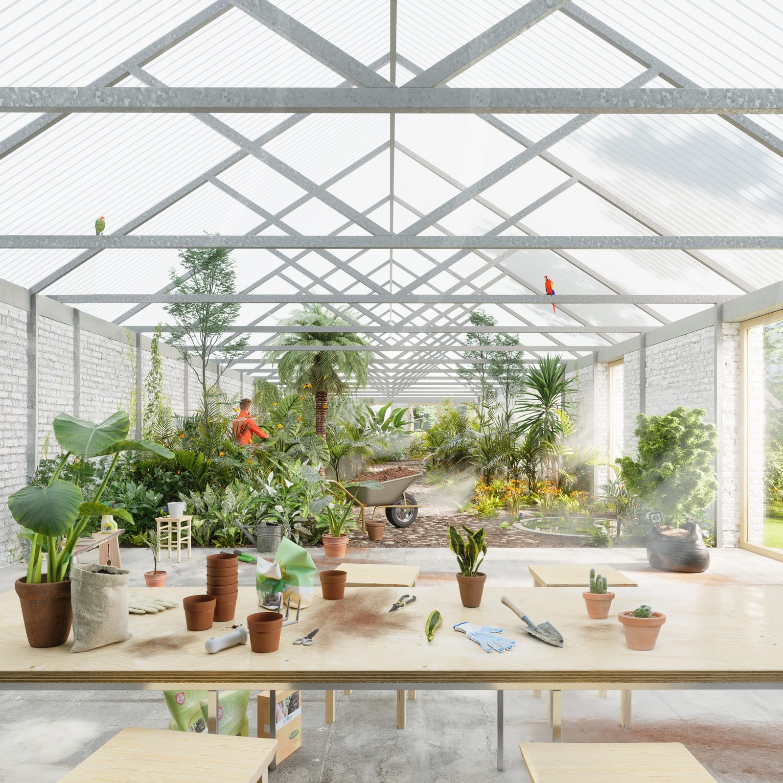 Das Gewächshaus · Architekturvision für MAGIC Wonderland am Seehof
